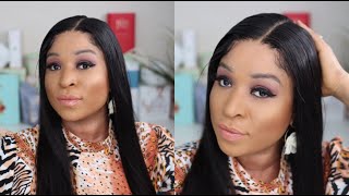 Omg  The Best Silky Press 5X5 Lace Closure Wig For Beginners. Ft Ashmary Hair