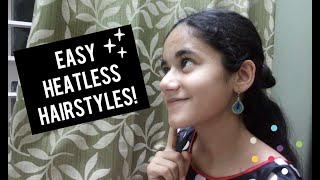 Easy Heatless Hairstyles *When You'Re Bored In Quarantine* Xd Easy Diy Hair Dos!