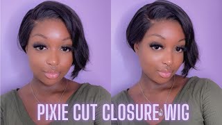 5X5 Pixie Cut Closure Wig | Luvme Hair