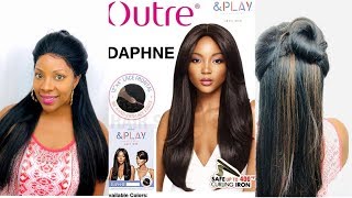 [13X4 Lace Frontal] Outre & Play  360 Human Hair Optimix Wig - Daphne | Beautiebymark