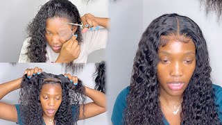How To Lay A 5X6 Lace Closure Wig The Completely Glueless Way & The Freeze Spray Way |Myshinywig
