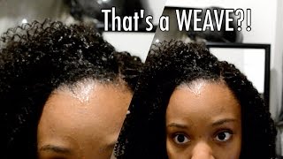 Lace Closure Sew-In Tutorial Ft. Her Given Hair