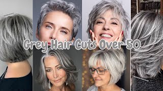 Grey Hair Cuts Over 50 Short Grey Hair Ideas Grey Curly Hair