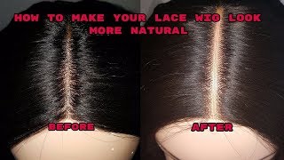 How To Make A Parting On Your Lace Closure And Lace Frontal Wigs Yourself