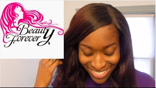 Beauty Forever Hair On Amazon And Lace Closure Review || Natural Hair