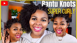 Bantu Knots Easy Hairstyle | Step By Step Tutorial | Results Had Me Shook!