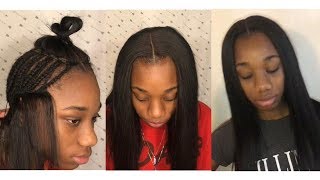 Lace Closure Sew In Tutorial | No Leave Out