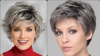 The Most Clasy Modern Short Bob Hair Style For Women For Over 50 60 70 Age'S / Top Trendy Hair