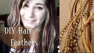  Diy Feather Hair Extensions Tutorial Step By Step