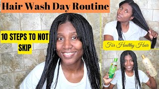 How To Have Healthy Relaxed Hair | 10 Hair Wash Days Routine Steps To Not Skip