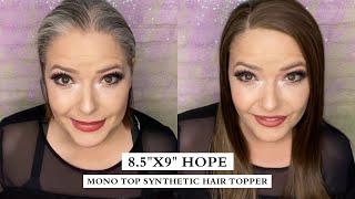 How-To Topper | How To Make A Synthetic Hair Topper More Natural | Uniwigs Hope Hair Topper