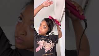 Hairstyle For Graduation | Side Part Quick Weave W/ Leave Out On Natural Hair #Recool Hair