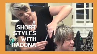 How To Style Short Hair - Wispy Stacked Haircut - Over 50 Hairstyles