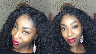 How To Make A Lace Closure Wig On The Sewing Machine| Malaysian Curly Bundles