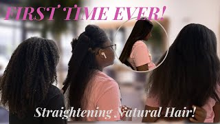 She Has Never Straightened Her Hair! | First Time Straightening My Daughter'S Long Natural Hair