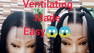 How To Ventilate Lace Closure:Beginner'S Friendly,Easy Step