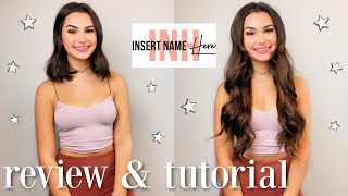 Trying Hair Extensions! Insert Name Here (Inh Hair) Review & Tutorial