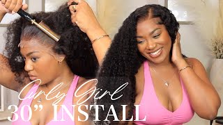 Flawless 30" Curly Install Hd Lace Melt For Beginners!  Ft. Allove Hair