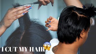 I Cut My Own Hair!  | Laurasia Andrea Natural Hair