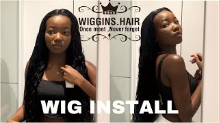Beginner Friendly Wig Installation| 24" 13 X 4 Loose Deepwave Lace Front|Wiggins Hair  #Wiggins