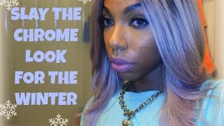 Natural Middle Invisible Part Quick Weave| Making Baby Hairs + Closure| Bss Chrome| Kennysweets