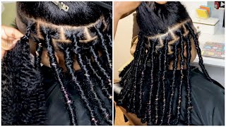 New Sparkle Butterfly Locs From Tiktok + Fastest Way To Install Locs, No Crotchet | Outre Hair