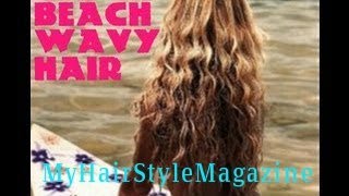 Diy How To: Get No Heat Beach Waves Curls Shiny Hair Overnight At Home Natural Tutorial