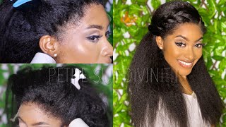 Black Girl Magic |Super Realistic 4C Hair Texture Lace Front Wig Ft. Ilikehair| Petite-Sue Divinitii