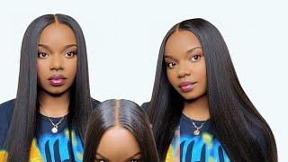 Light Yaki 5X5 Lace Closure Wig | Natural & Easy Install! | Eayonhair