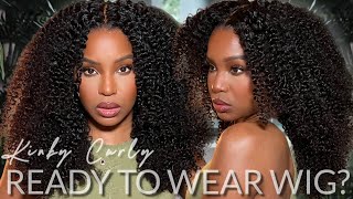 *New* Kinky Curly "Ready To Wear" Wig For Beginners?! | Unice Hair | Alwaysameera