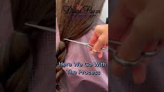  Donating 12 Inches Of Hair... Turns Into A Gorgeous Textured Bob Haircut | Pagans Beauty