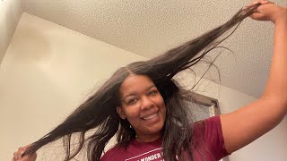 Removing My 2 Month Old Lace Frontal Sew In & Putting My Wet & Wavy Wig On