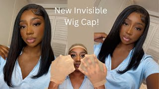 New Invisible Wig Cap! 5X5 Closure 14In Bob Wig | Unice Hair