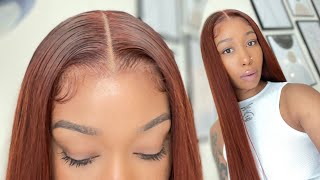 The Sleek Brown Wig Is Giving| 13X4 Lace Frontal| Ft. Julia Hair