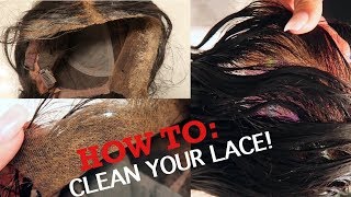 I Got My Frontal So Clean Doing This! | How To Clean Your Frontal