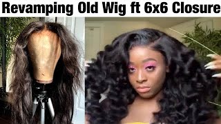 Aliexpress Ilaria 28Inch Bundles & Bling Hair 20Inch 6X6 Closure// Ashimary Wig Revamp