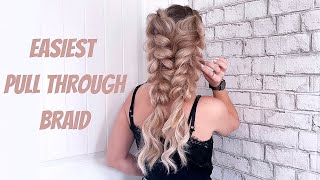 Pull Through Braids - With Halo Hair Extensions | Yesfira