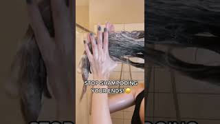 Stop Shampooing Your Ends! #Washday #Hairhacks #Shorts