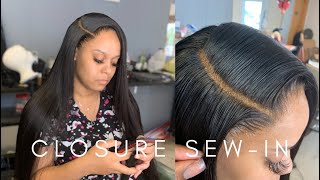 Side Part Closure Sew-In