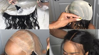 *Detailed* Lace Frontal Sew In Install From Start To Finish| Loose Deepwave Hair