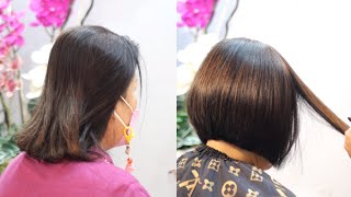 Beautiful Bob Haircut For Thin Hair Tadphmb`B Khnphmbaang
