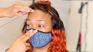 Detailed !! Middle Part Closure Sewin Tutorial | Amazon Prime Hair