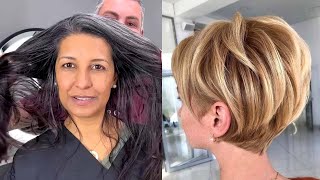 Trendy Short And Medium Haircuts For Women 2022 | Haircut Transformation By Professionals