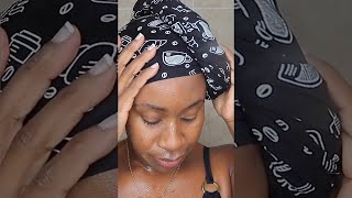 How To T-Shirt Dry For Healthier Hair | Relaxed Hair #Shorts #Healthyhairjourney