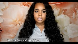 Mi Lisa Virgin Peruvian Loose Wave | Full Wig, Lace Closure | Aliexpress