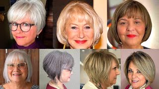 Exemplary Short Haircuts And Hairstyles For Women Over 50 With Straight Hair 2022||