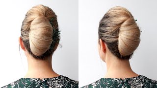  You Gonna Love This French Bun Hairstyle Hack #Shorts