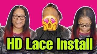 Hd Lace Closure Sew In |  Start To Finish ! ! #Hdlace #Meltedlace #Braidcap #Alopecia