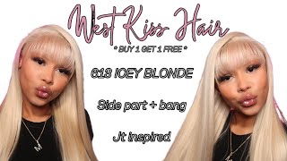So Icey 613  Side Part + Bang  Jt Inspired Look | Westkiss Hair