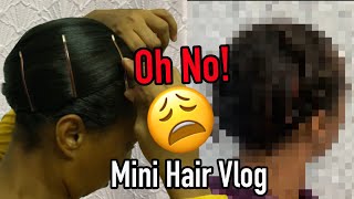 I Wrapped My Relaxed Hair And This Happened!